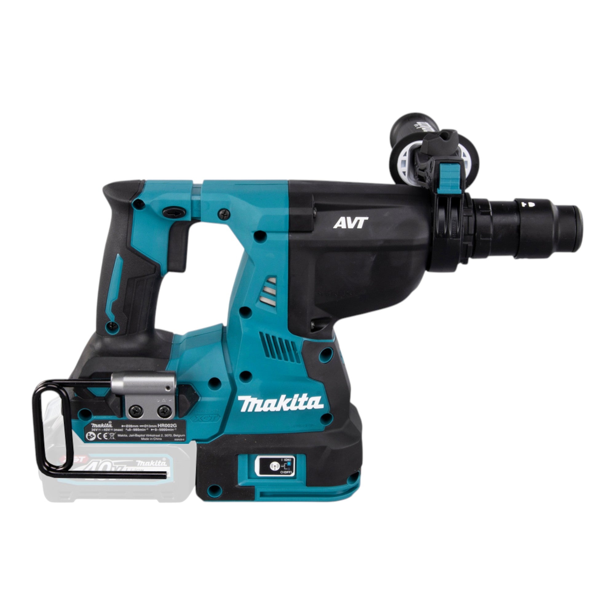 Makita HR 002 GZ Akku Bohrhammer 40 V max 2 9 J SDS plus Brushless Solo ohne Akku ohne Ladegeraet 3 - toolbrothers