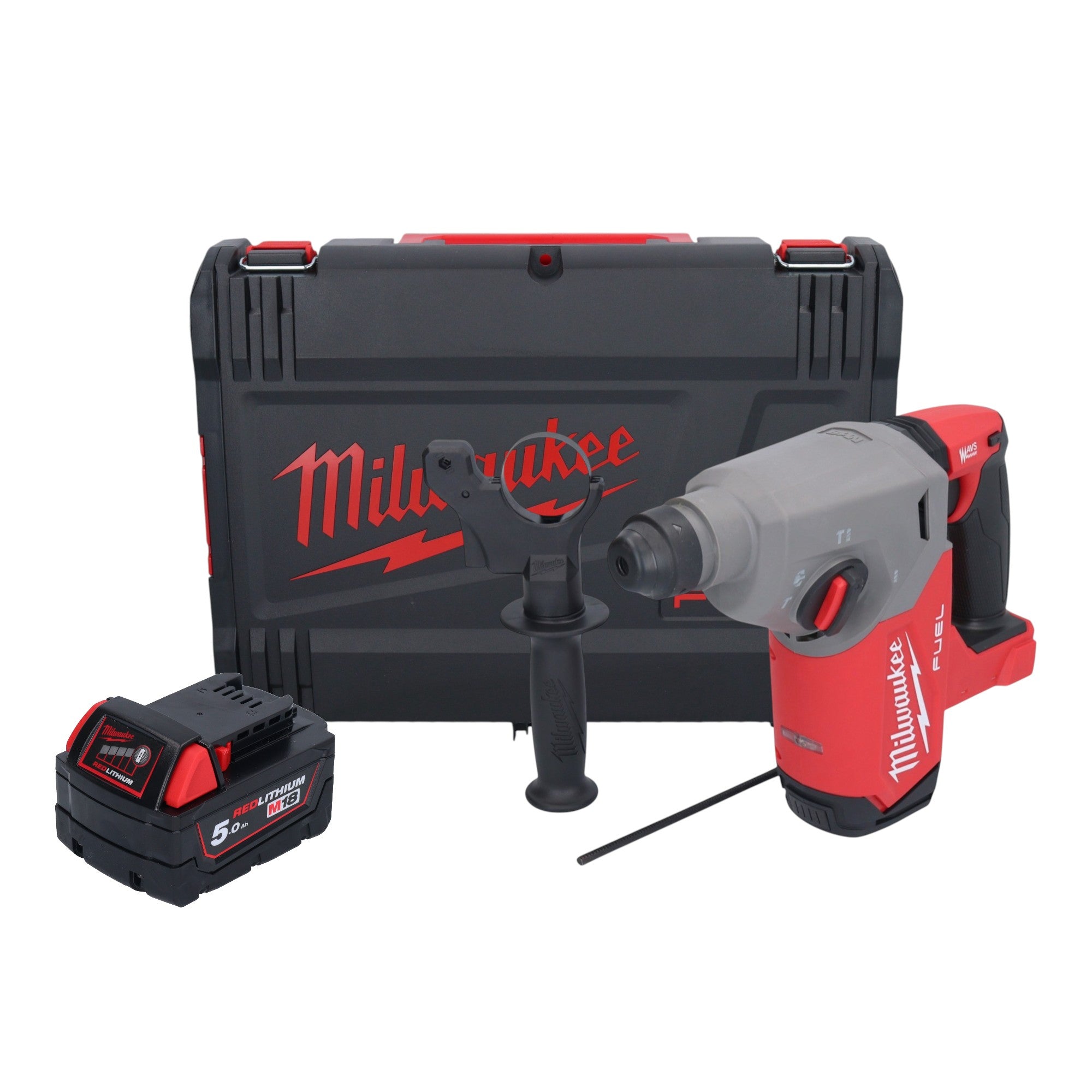 Milwaukee M18 FH 501X Akku Bohrhammer 18 V 2 5 J SDS plus Brushless 1x Akku 5 0 Ah HD Box ohne Ladegeraet 0 - toolbrothers