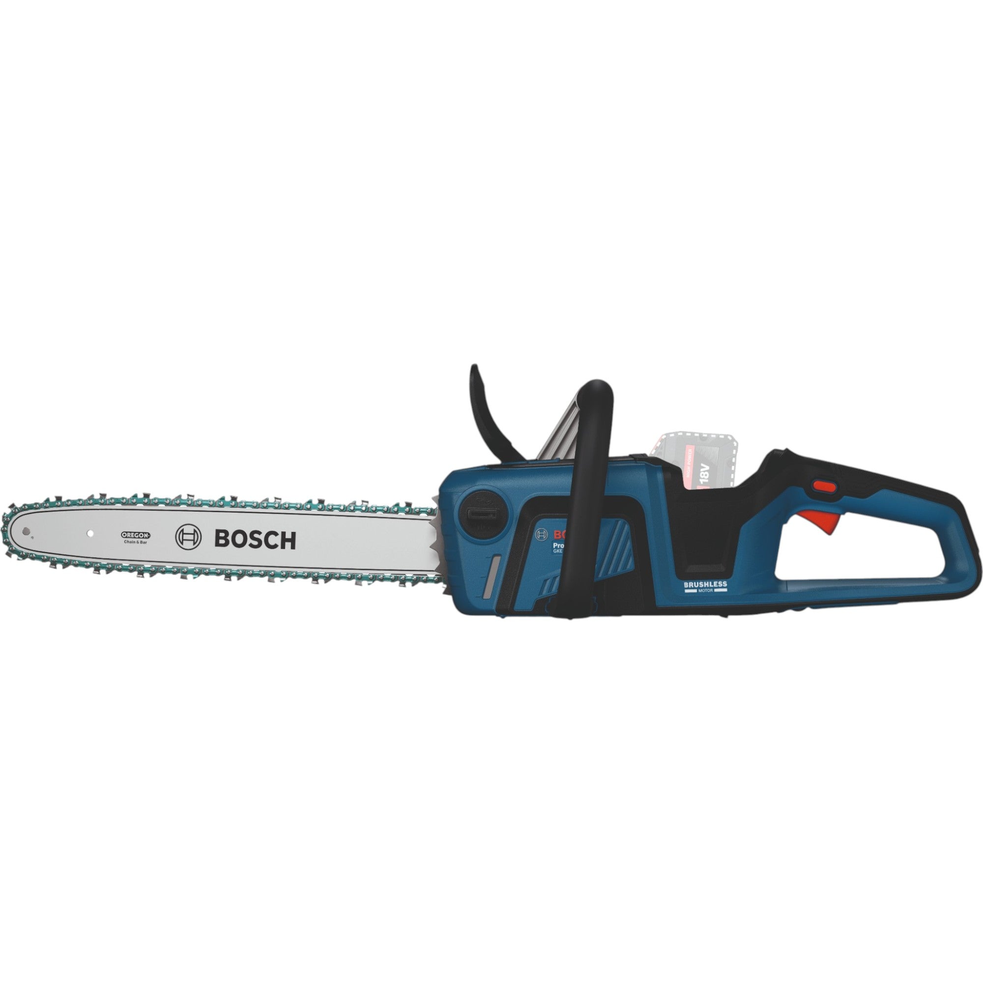 Bosch GKE 18V 40 Professional Akku Kettensaege 18 V 40 cm Brushless 2x Akku 5 0 Ah Ladegeraet 1 - toolbrothers