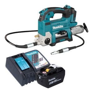 Makita DGP 180 Z Akku Fettpresse 18 V 690 bar + 1x Akku 9,0 Ah + Ladegerät