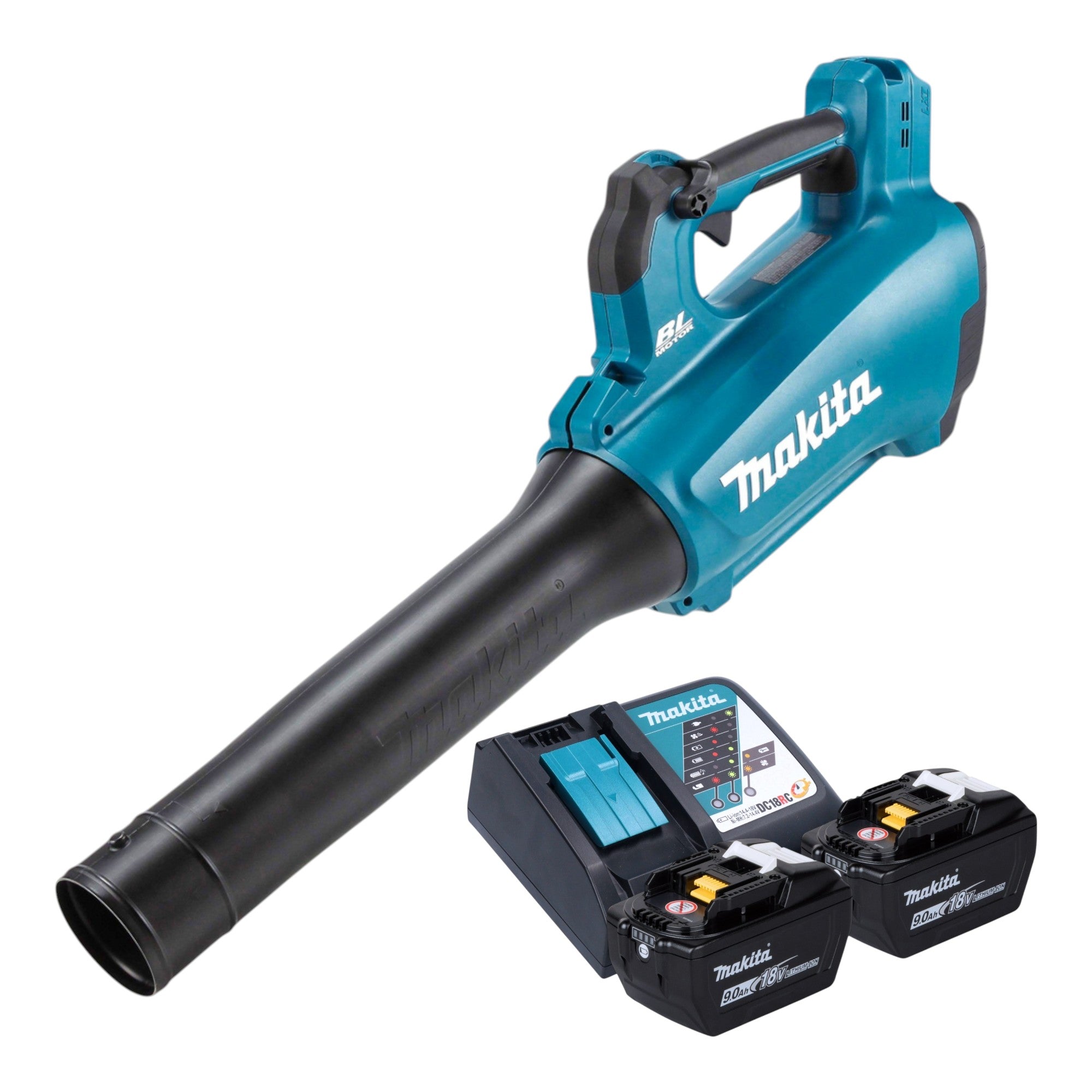 Makita DUB 184 Z Akku Geblaese 18 V Brushless 2x Akku 9 0 Ah Ladegeraet 0 - toolbrothers