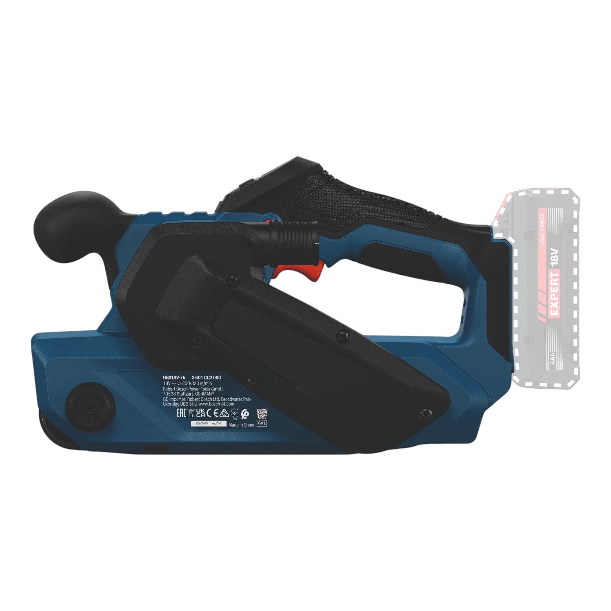 Bosch GBS 18V 75 Akku Bandschleifer 18 V 76 x 533 mm Brushless 2x Akku 4 0 Ah Ladegeraet 4 - toolbrothers