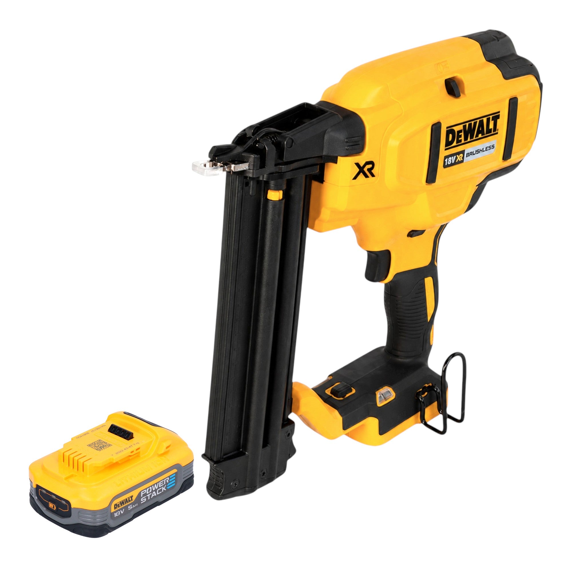 DeWalt DCN 680 N Akku Nagler 18 V 15 54 mm Brushless 1x Powerstack Akku 5 0 Ah ohne Ladegeraet 0 - toolbrothers