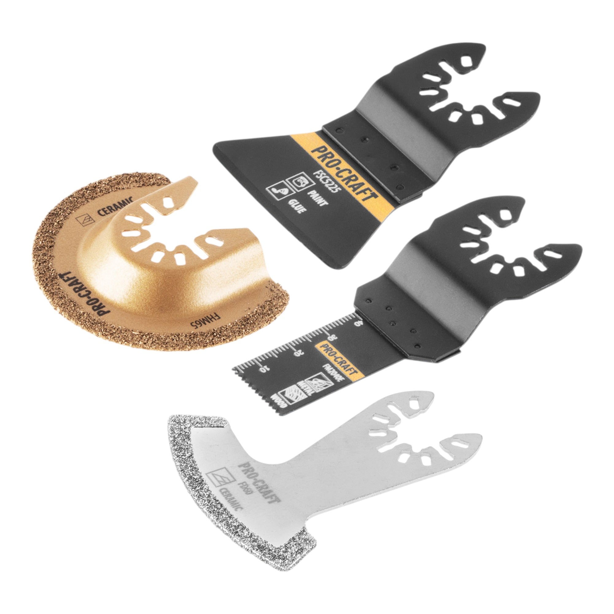 Procraft MB4 Universal Zubehoer Set 4 tlg fuer oszillierende Multifunktionswerkzeuge 2 - toolbrothers