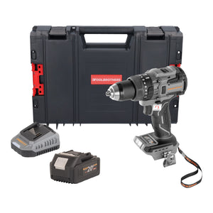 Procraft Industrial CD20B-BB Akku Schlagbohrschrauber 20 V 150 Nm Brushless + 1x Akku 4,0 Ah + Ladegerät + RHINO Toolcase