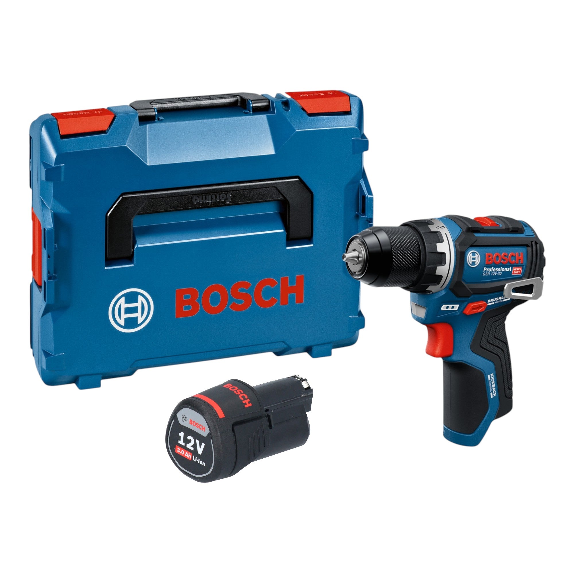 Bosch GSR 12V 32 Professional Akku Bohrschrauber 12 V 32 Nm Brushless 1x Akku 3 0 Ah L Boxx ohne Ladegeraet 0 - toolbrothers