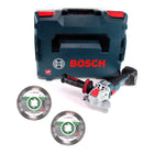 Bosch GWX 18V-10 C Akku Winkelschleifer 18V 125mm brushless X-LOCK + 2x Diamant Trennscheibe X-LOCK 125x22,23mm Best for Ceramic + L-BOXX - Toolbrothers