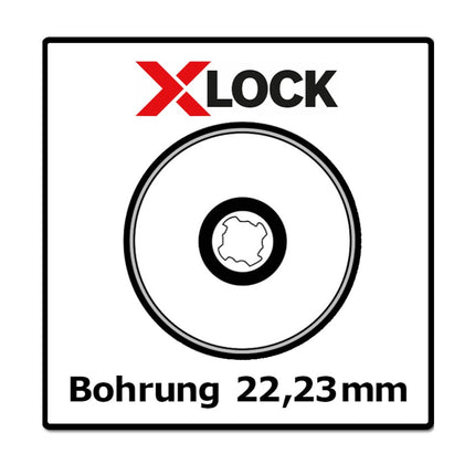 Bosch GWX 18V-10 C Akku Winkelschleifer 18V 125mm brushless X-LOCK + 2x Akku 3,0Ah + Ladegerät + 2x Diamant Trennscheiben X-LOCK 125x22,23mm + L-BOXX - Toolbrothers