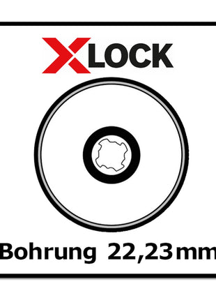 Bosch GWX 18V-10 C Akku Winkelschleifer 18V 125mm brushless X-LOCK + 2x Akku 3,0Ah + Ladegerät + 2x Diamant Trennscheiben X-LOCK 125x22,23mm + L-BOXX - Toolbrothers