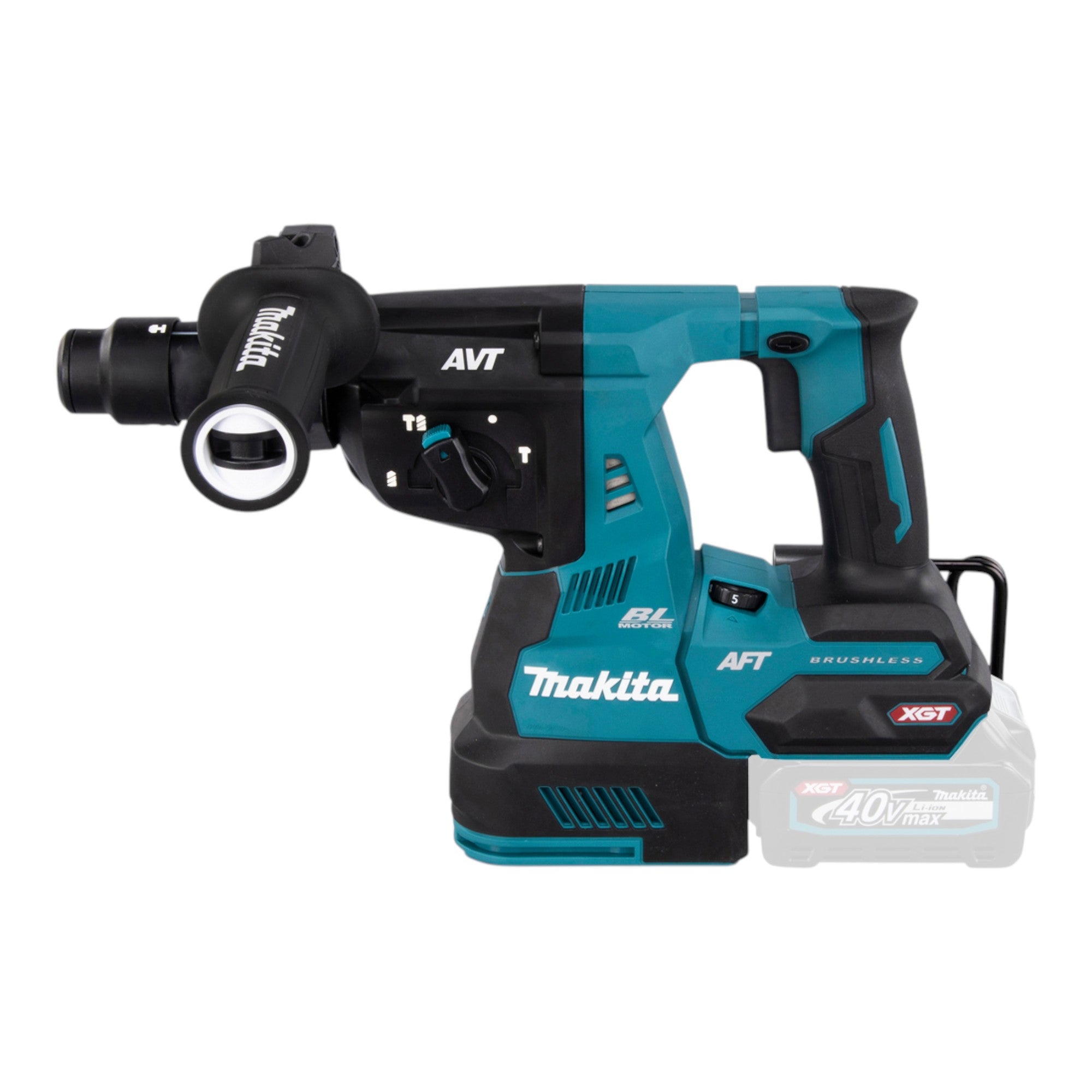 Makita HR 002 GD201 Akku Bohrhammer 40 V max 2 9 J SDS plus Brushless 2x Akku 2 5 Ah Ladegeraet Makpac 1 - toolbrothers