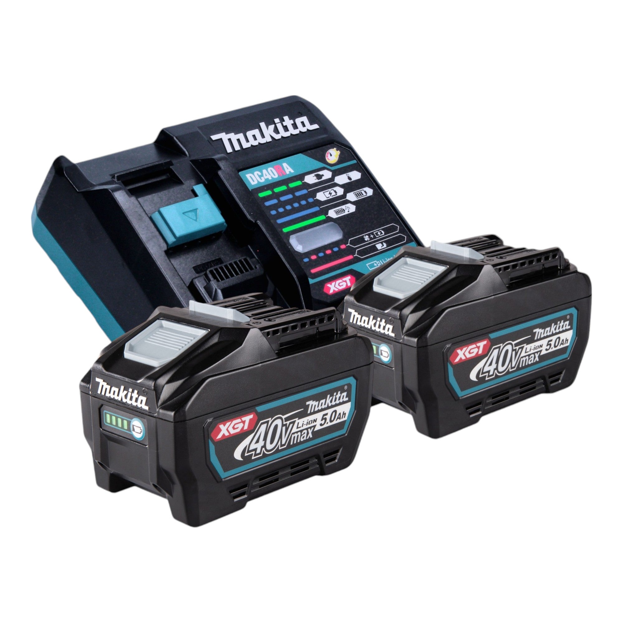 Makita HS 003 GT201 Akku Handkreissaege 40 V max 190 mm Brushless 2x Akku 5 0 Ah Ladegeraet 2 - toolbrothers