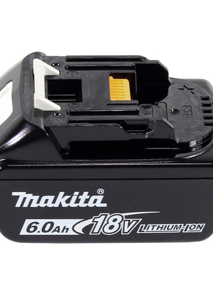 Makita Power Source Kit 18 V mit 4x BL 1860 B Akku 6,0 Ah + DC 18 RD Doppellladegerät ( 199485-6 ) - Toolbrothers