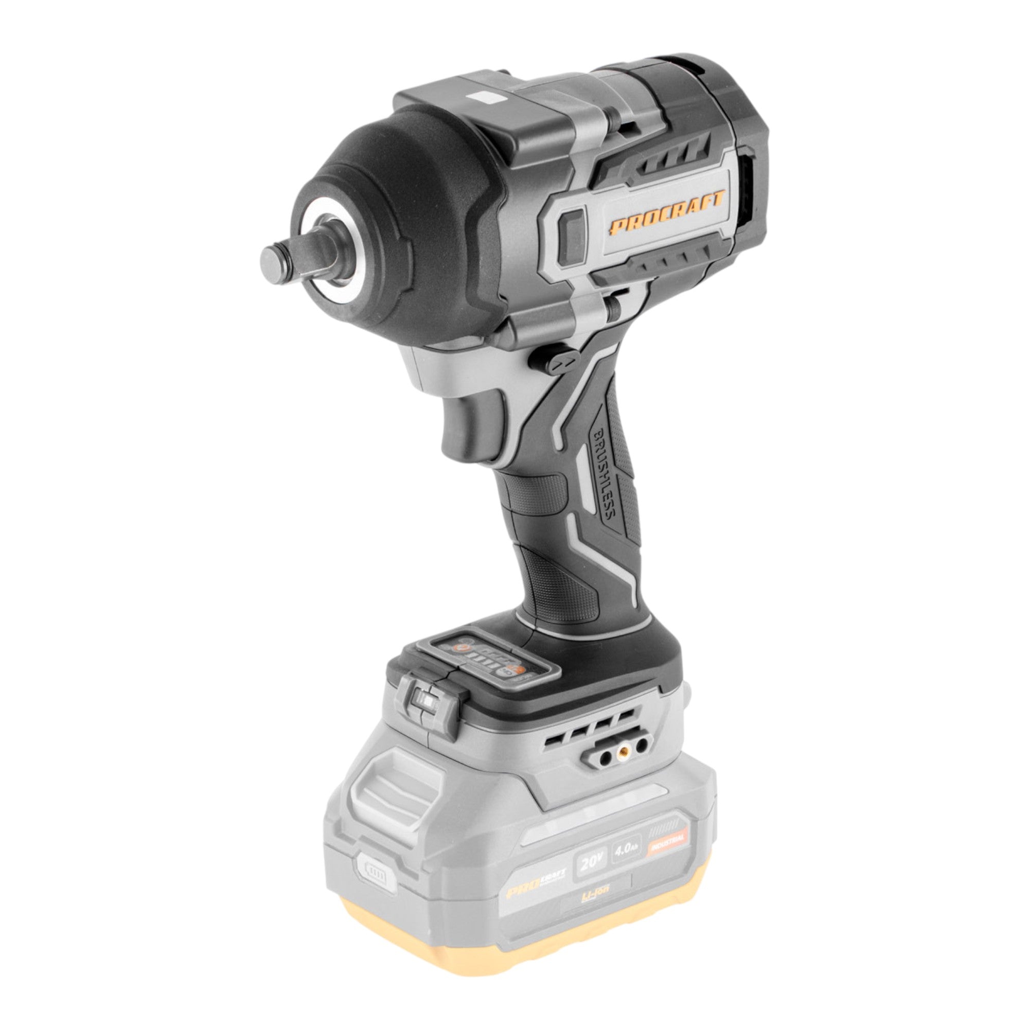 ProCraft Industrial IW850A BB Akku Schlagschrauber 20 V 850 Nm 1 2 Brushless 1x Akku 2 0 Ah Ladegeraet 1 - toolbrothers