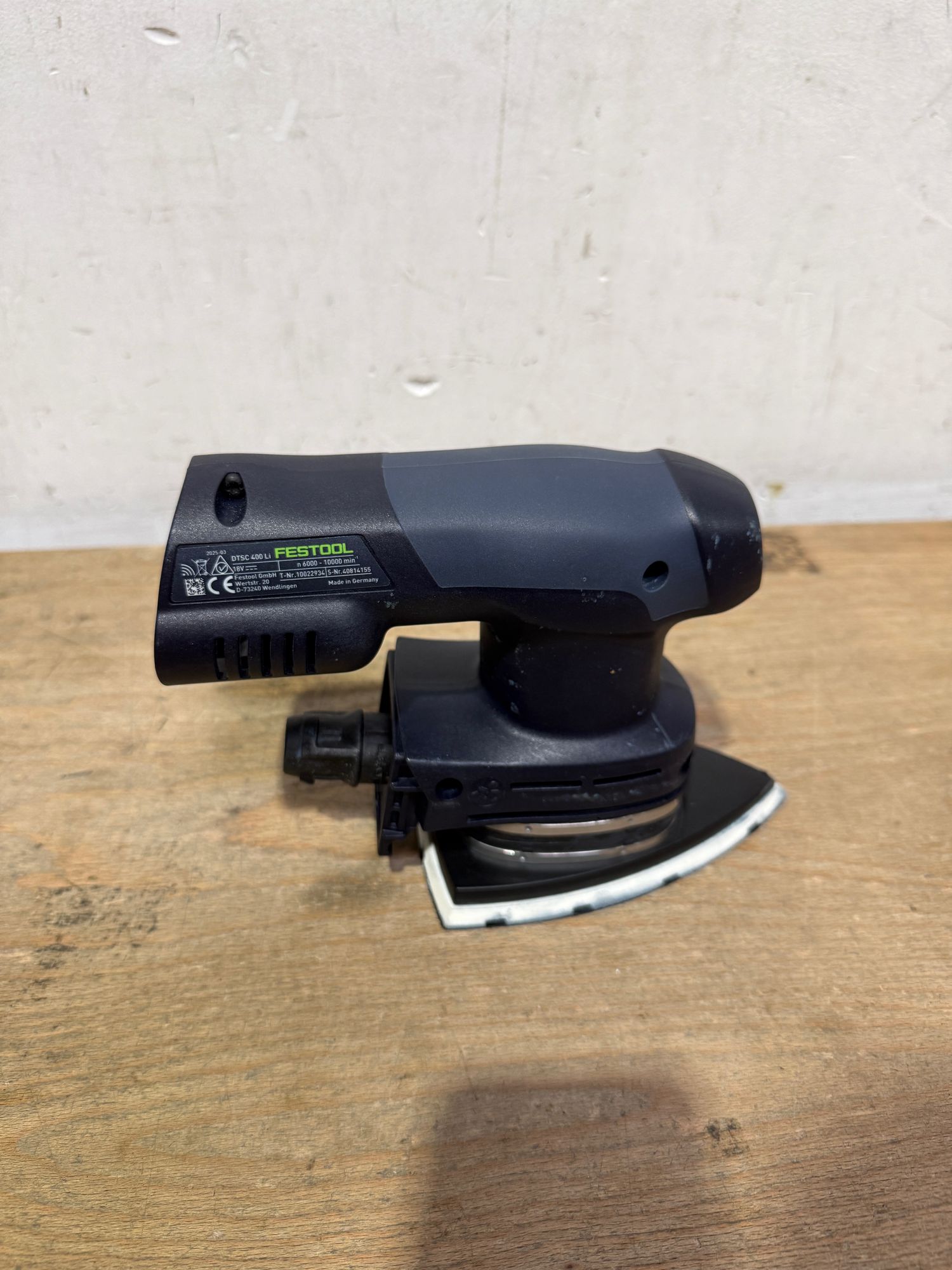 Festool DTSC 400 Basic Akku Deltaschleifer 18 V 100 x 150 mm 577507 Brushless Systainer ohne Akku ohne Ladegeraet Nachfolger von 576359 Leicht Gebraucht 4 - toolbrothers