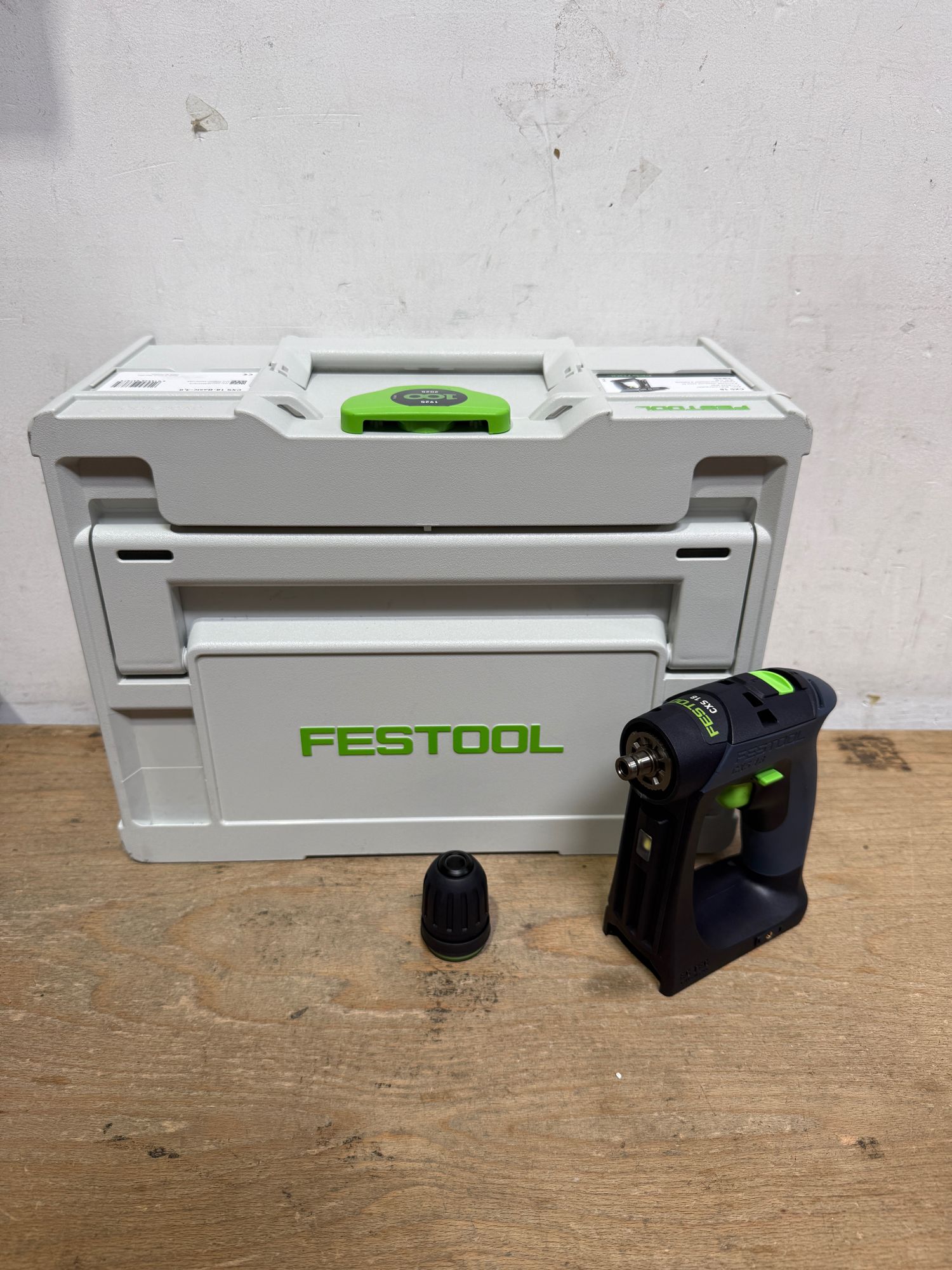 Festool CXS 18 Basic Akku Bohrschrauber 18 V 40 Nm Brushless 576882 Systainer ohne Akku ohne Ladegeraet Leicht Gebraucht 0 - toolbrothers