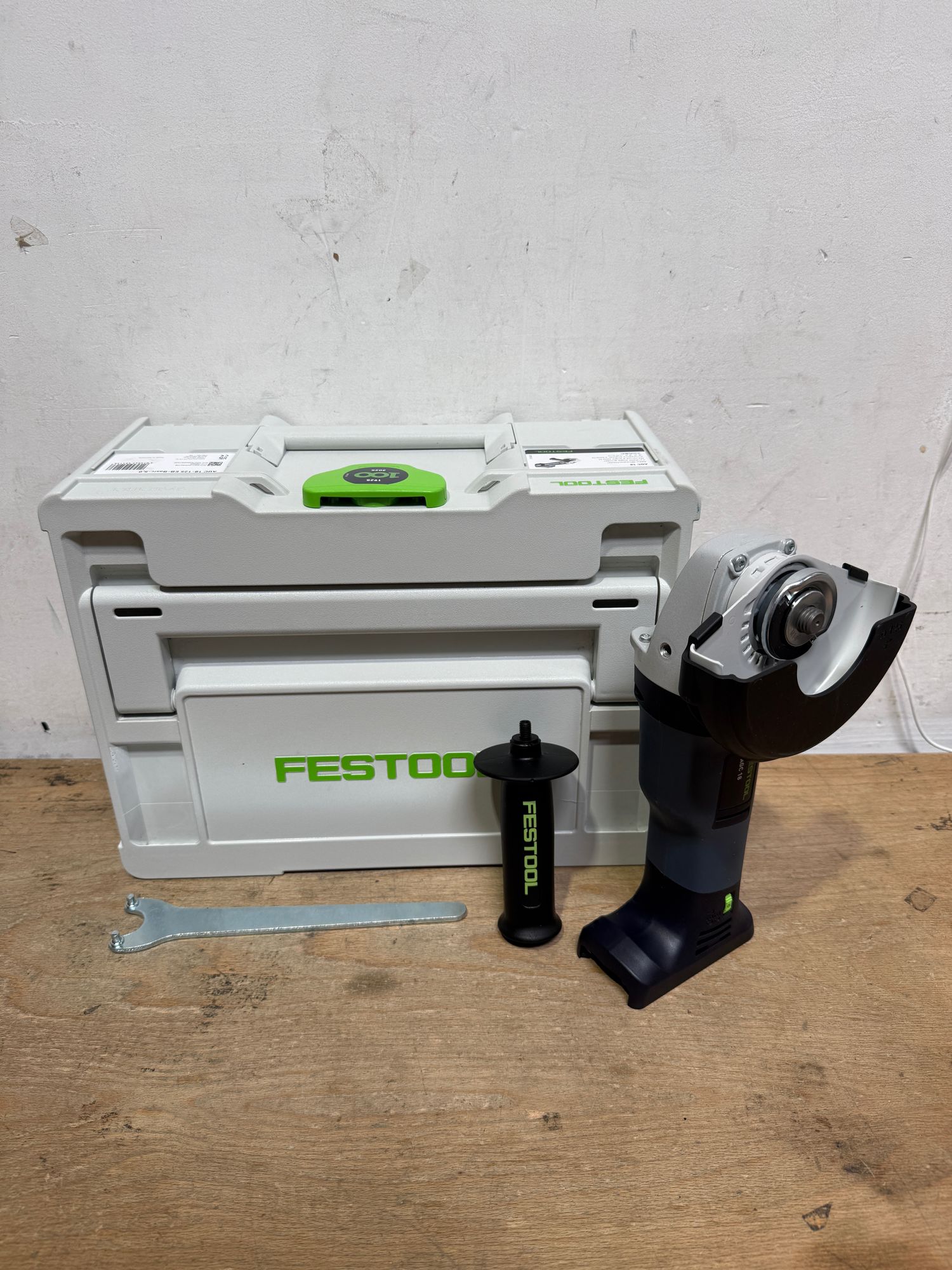 Festool AGC 18 125 EB Basic Akku Winkelschleifer 18 V 125 mm Brushless 578367 Systainer ohne Akku ohne Ladegeraet Unvollstaendig 0 - toolbrothers