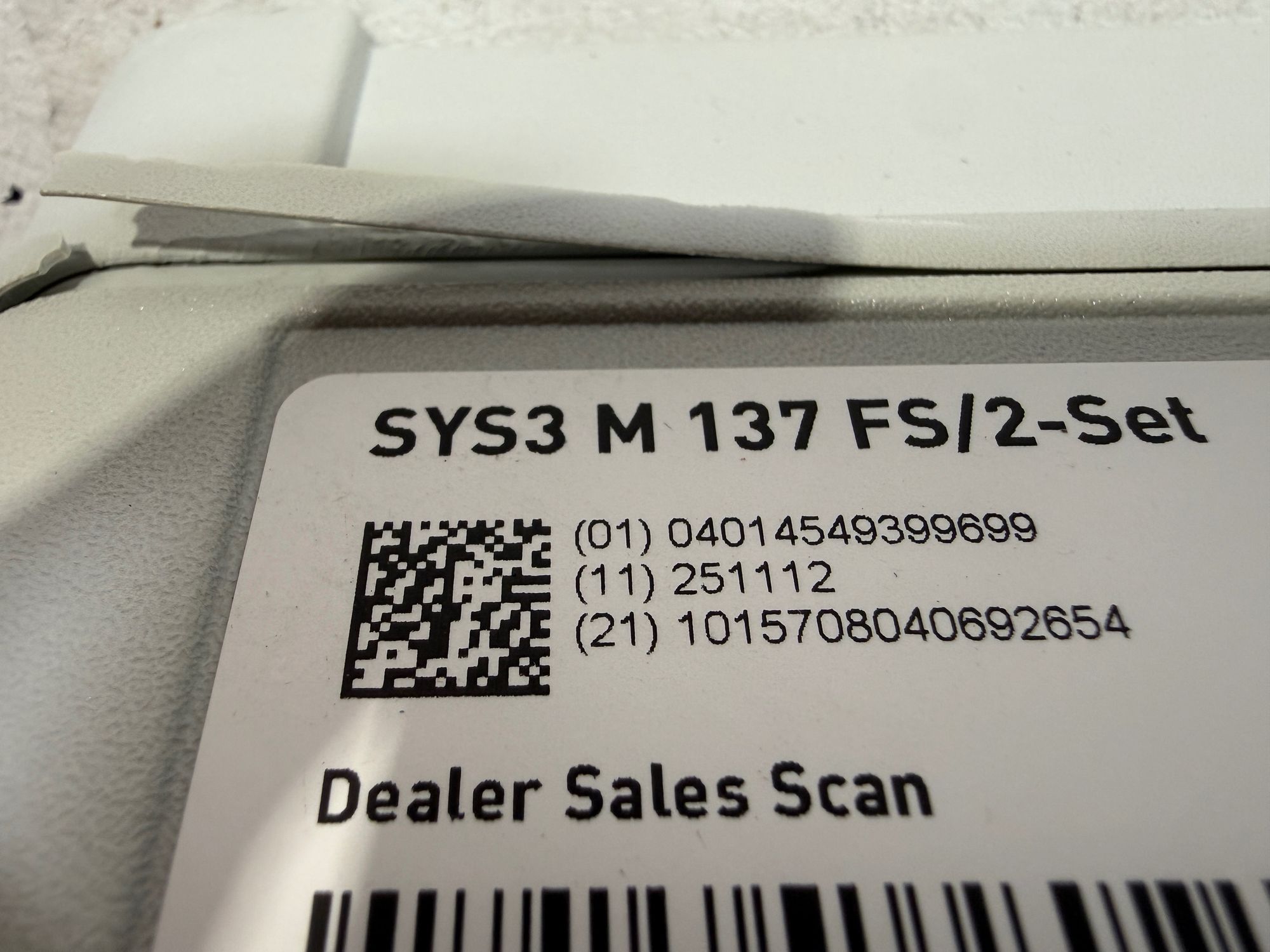 Festool SYS3 M 137 FS 2 Zubehoer Set 577157 fuer Fuehrungsschiene FS 2 OVP Beschaedigt 3 - toolbrothers