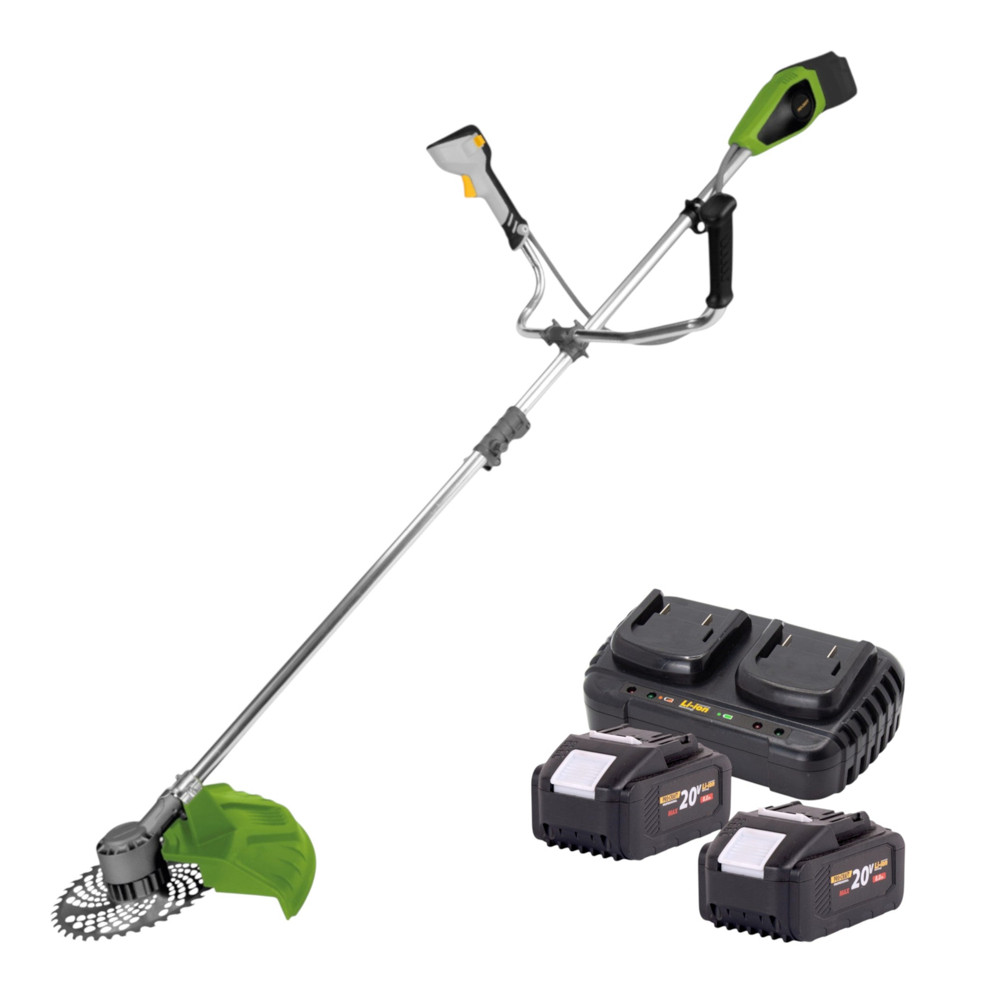 Procraft PTA 41 BB Akku Freischneider 40 V 2x 20 V 420 mm Brushless 2x Akku 8 0 Ah Ladegeraet 0 - toolbrothers