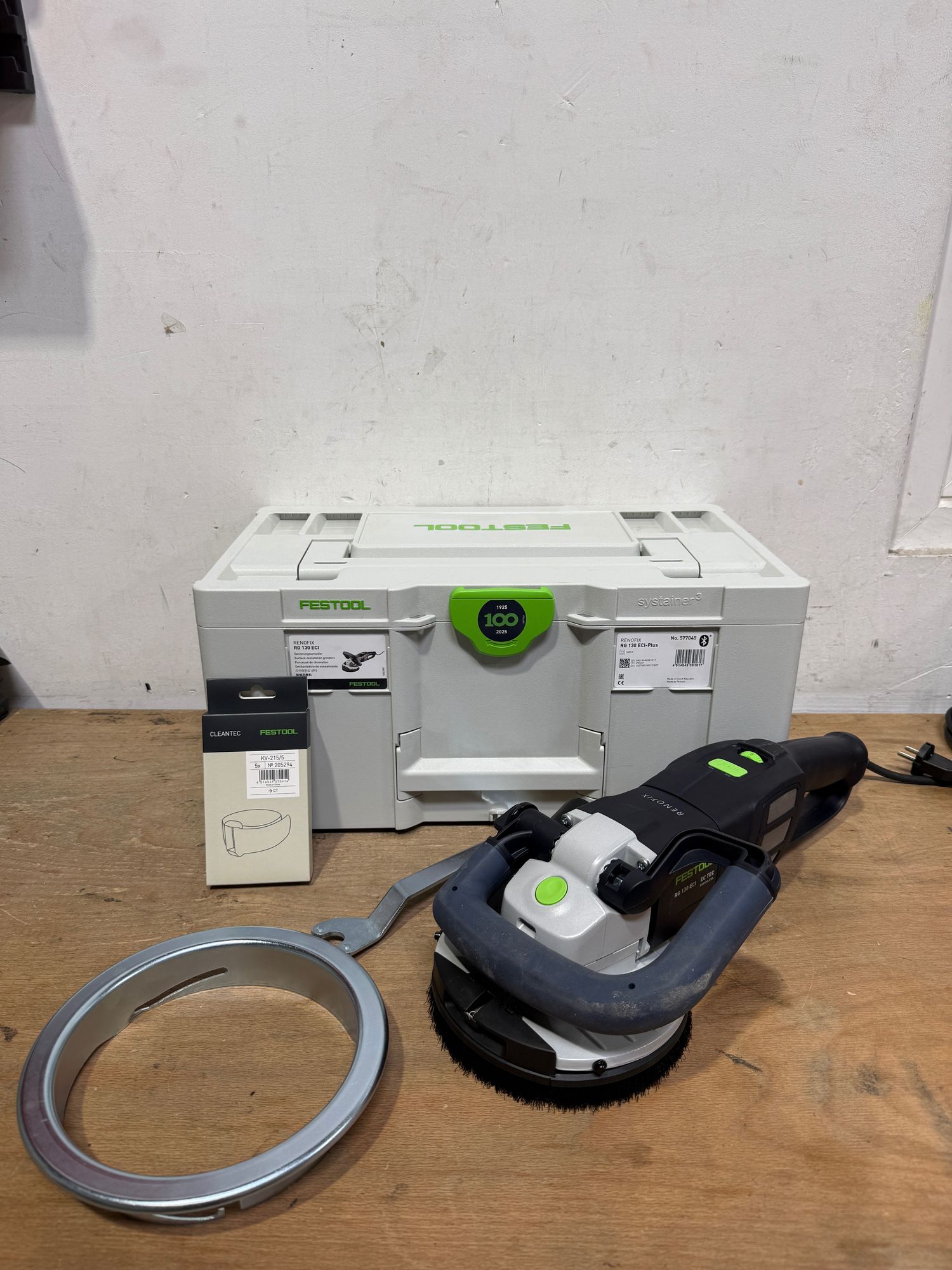 Festool RENOFIX RG 130 ECI Plus Sanierungsschleifer 1600 W 130 mm Systainer 577045 OVP Beschaedigt 0 - toolbrothers