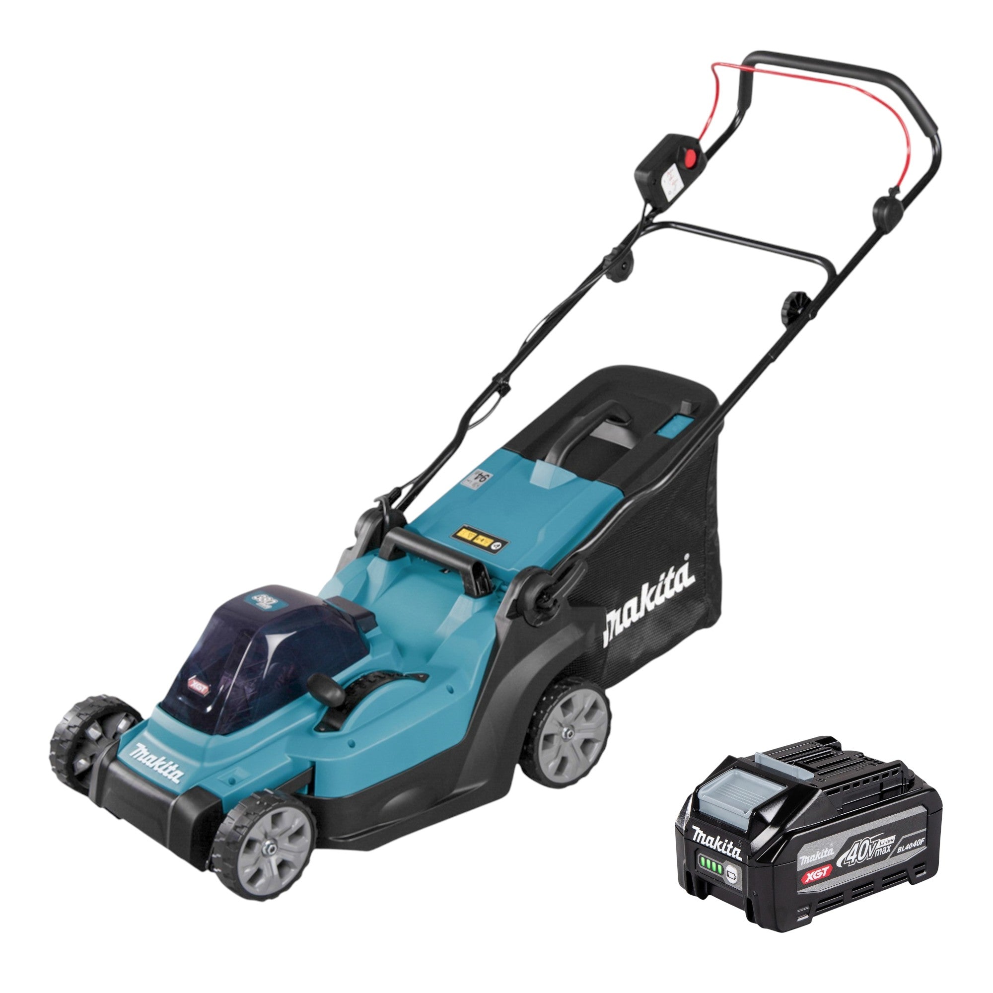Makita LM 003 GU1 Akku Rasenmaeher 40 V max 38 cm 40 l 1x Akku 4 0 Ah ohne Ladegeraet 0 - toolbrothers