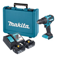 Makita DHP 490 RGE Akku Schlagbohrschrauber 18 V 65 Nm Brushless 2x Akku 6 0 Ah Ladegeraet Koffer 0 - toolbrothers