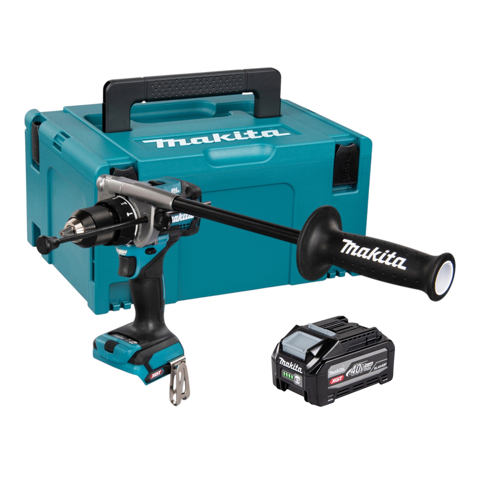 Makita HP 001 GU101 Akku Schlagbohrschrauber 40 V max 140 Nm Brushless 1x Akku 4 0 Ah Makpac ohne Ladegeraet 0 - toolbrothers