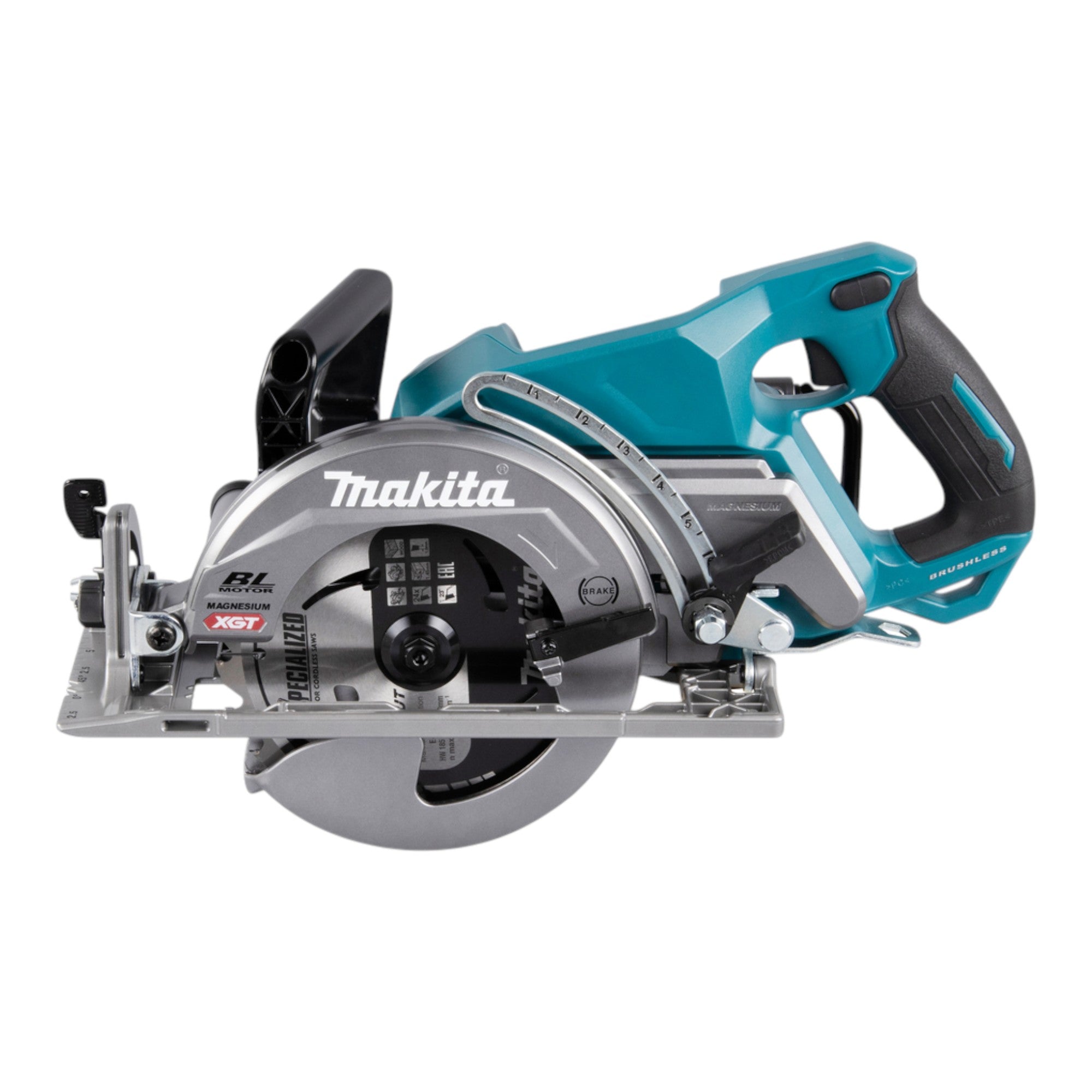 Makita RS 001 GU101 Akku Handkreissaege 40 V max 185 mm Brushless 1x Akku 4 0 Ah Ladegeraet 1 - toolbrothers