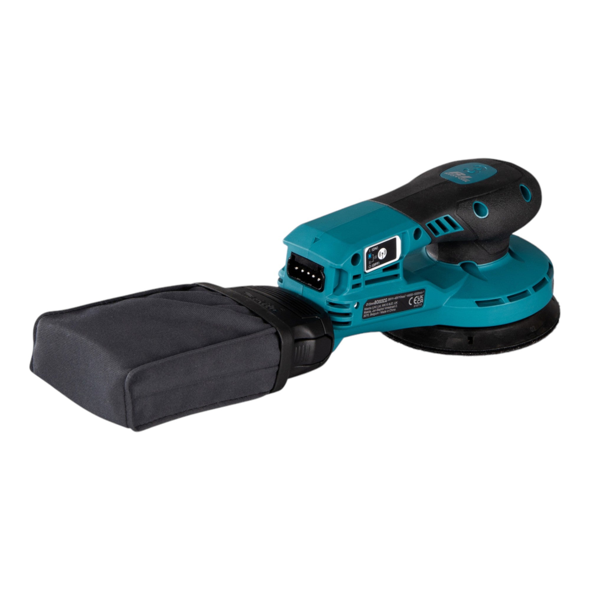 Makita BO 003 CGU101 Akku Exzenterschleifer 40 V max 125 mm 3 0 mm Hub Brushless 1x Akku 4 0 Ah Ladegeraet 2 - toolbrothers