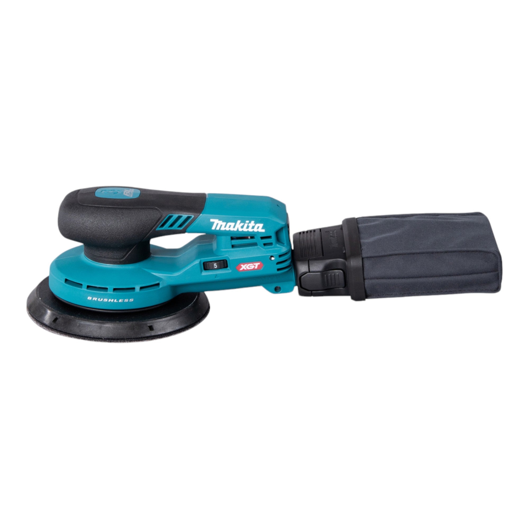 Makita BO 004 CGU201 Akku Exzenterschleifer 40 V max 150 mm 3 0 mm Hub Brushless 2x Akku 4 0 Ah Ladegeraet 1 - toolbrothers