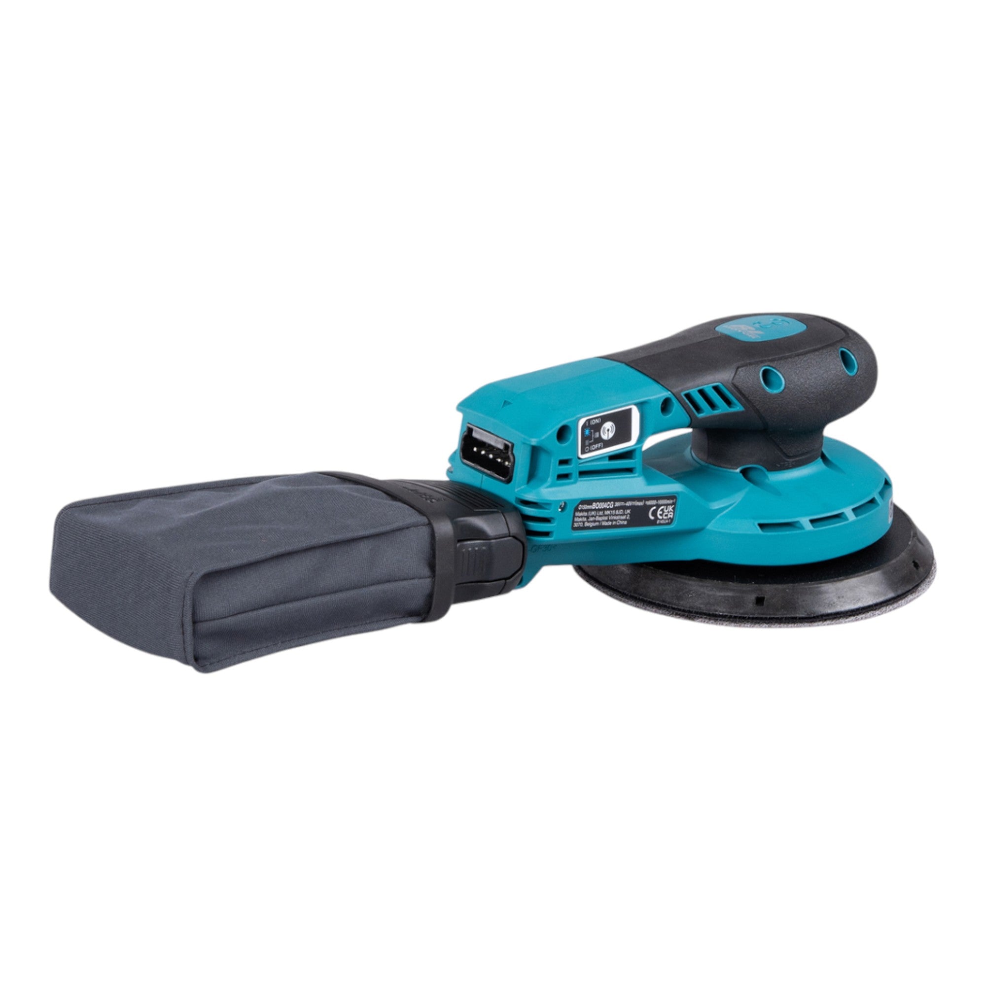 Makita BO 004 CGU101 Akku Exzenterschleifer 40 V max 150 mm 3 0 mm Hub Brushless 1x Akku 4 0 Ah Ladegeraet Makpac 2 - toolbrothers