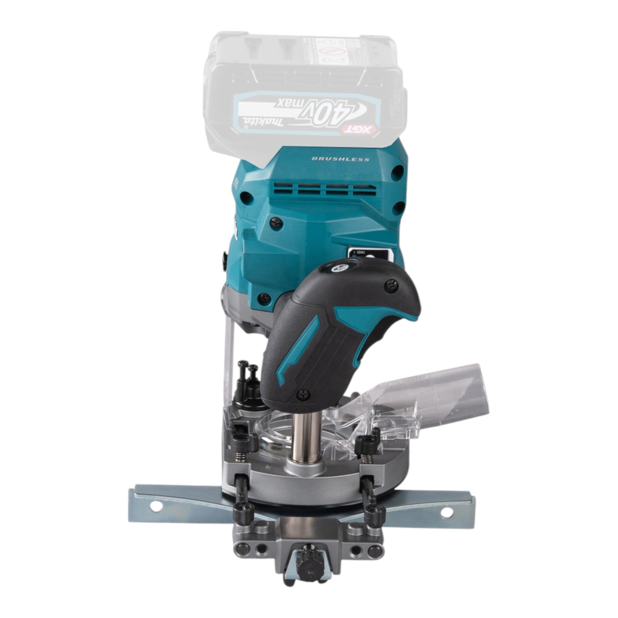 Makita RP 001 GU101 Akku Oberfraese 40 V max 12 mm Brushless 1x Akku 4 0 Ah Ladegeraet Makpac 1 - toolbrothers