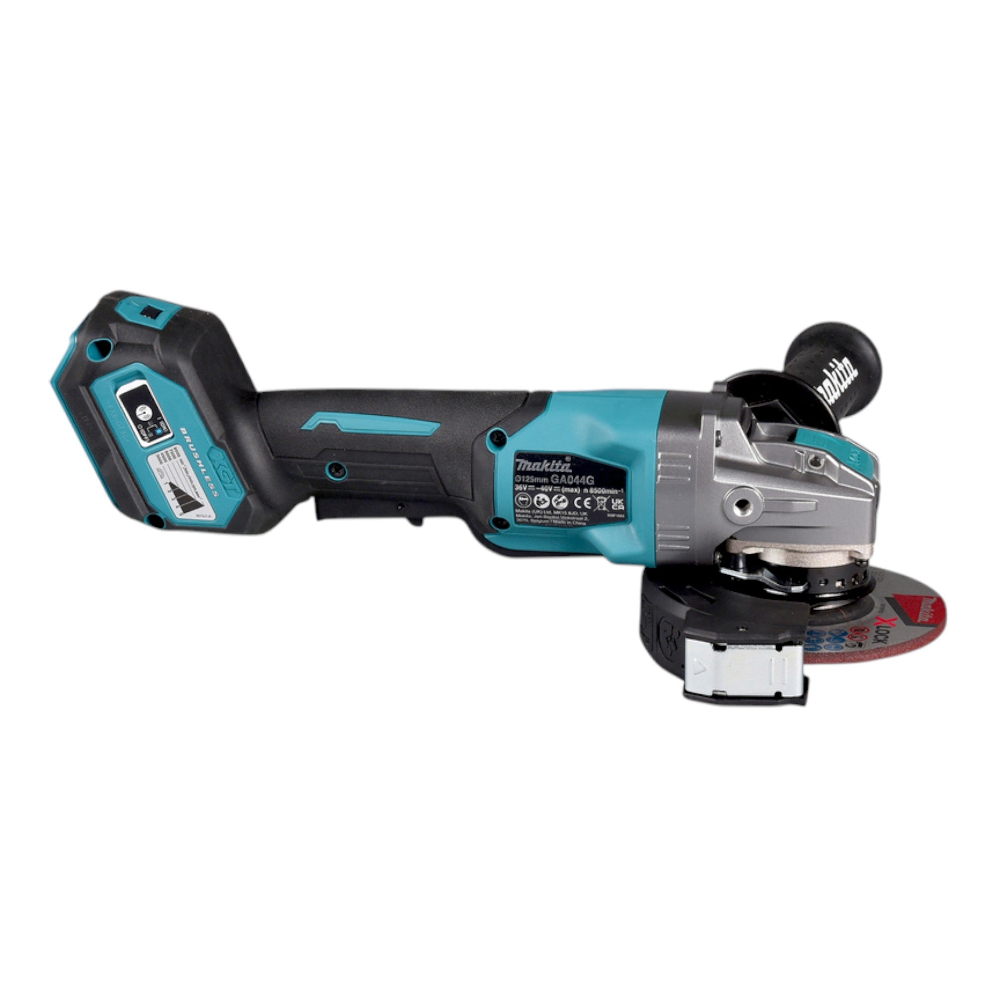 Makita GA 044 GU1 Akku Winkelschleifer 40 V max 125 mm X LOCK Brushless 1x Akku 4 0 Ah ohne Ladegeraet 4 - toolbrothers