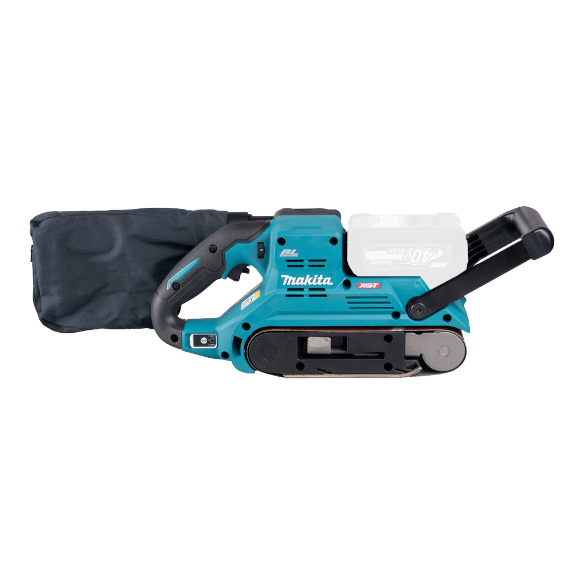 Makita BS 001 GU201 Akku Bandschleifer 40 V max 76 x 533 mm Brushless 2x Akku 4 0 Ah Ladegeraet 4 - toolbrothers