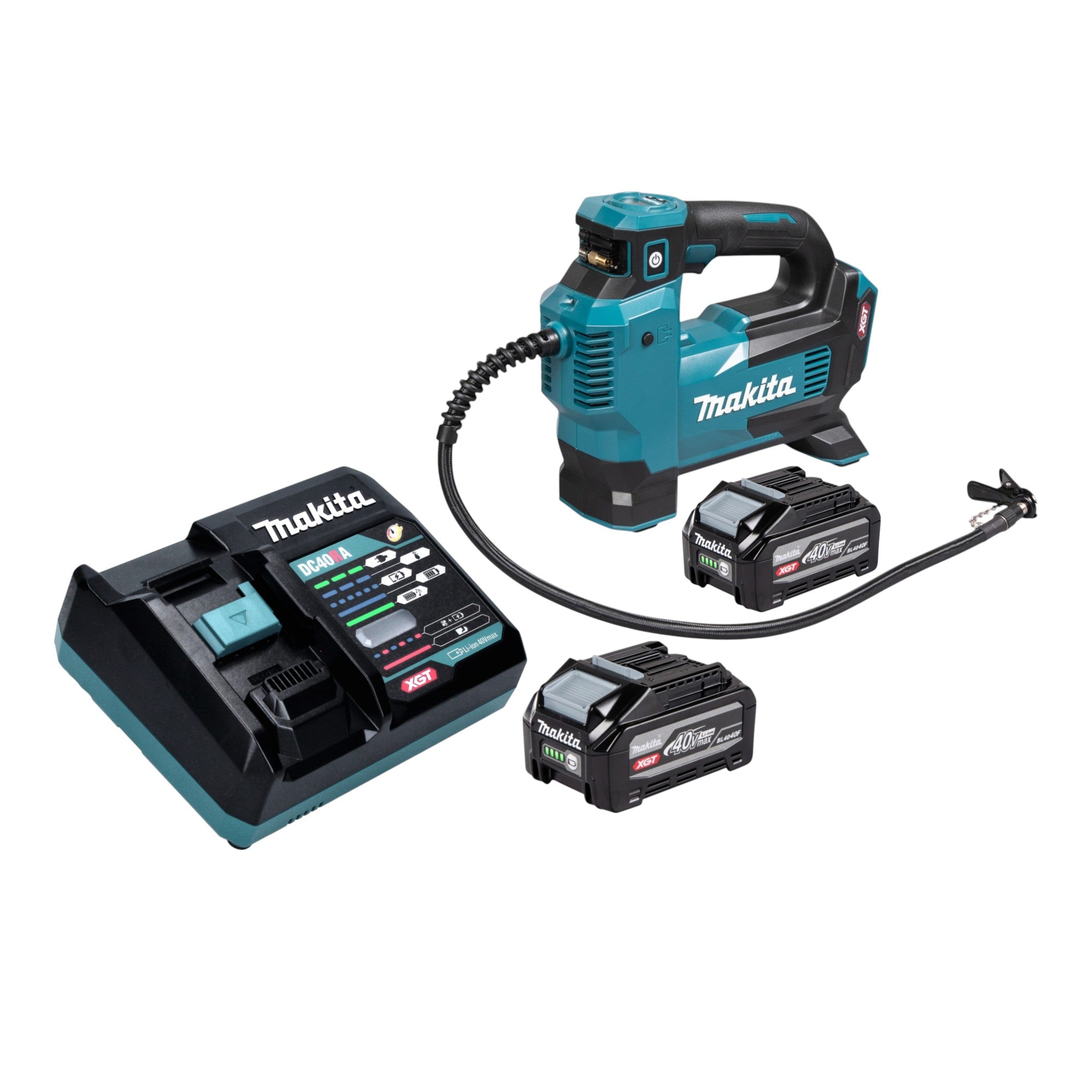 Makita MP 001 GU201 Akku Kompressor 40 V max 11 1 bar 2x Akku 4 0 Ah Ladegeraet 0 - toolbrothers