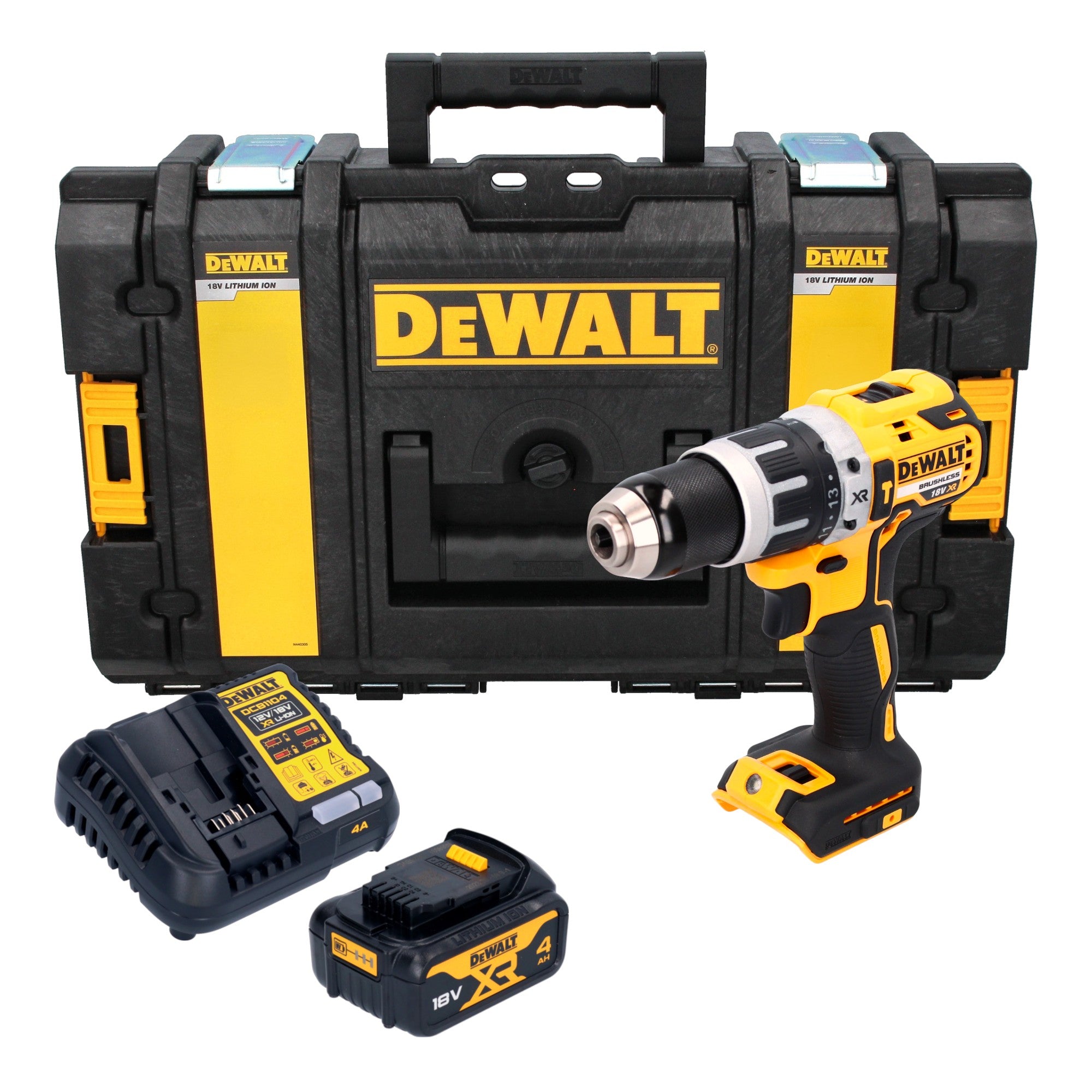 DeWalt DCD 796 M1 Akku Schlagbohrschrauber 18 V 70 Nm Brushless 1x Akku 4 0 Ah Ladegeraet Tough Box 0 - toolbrothers