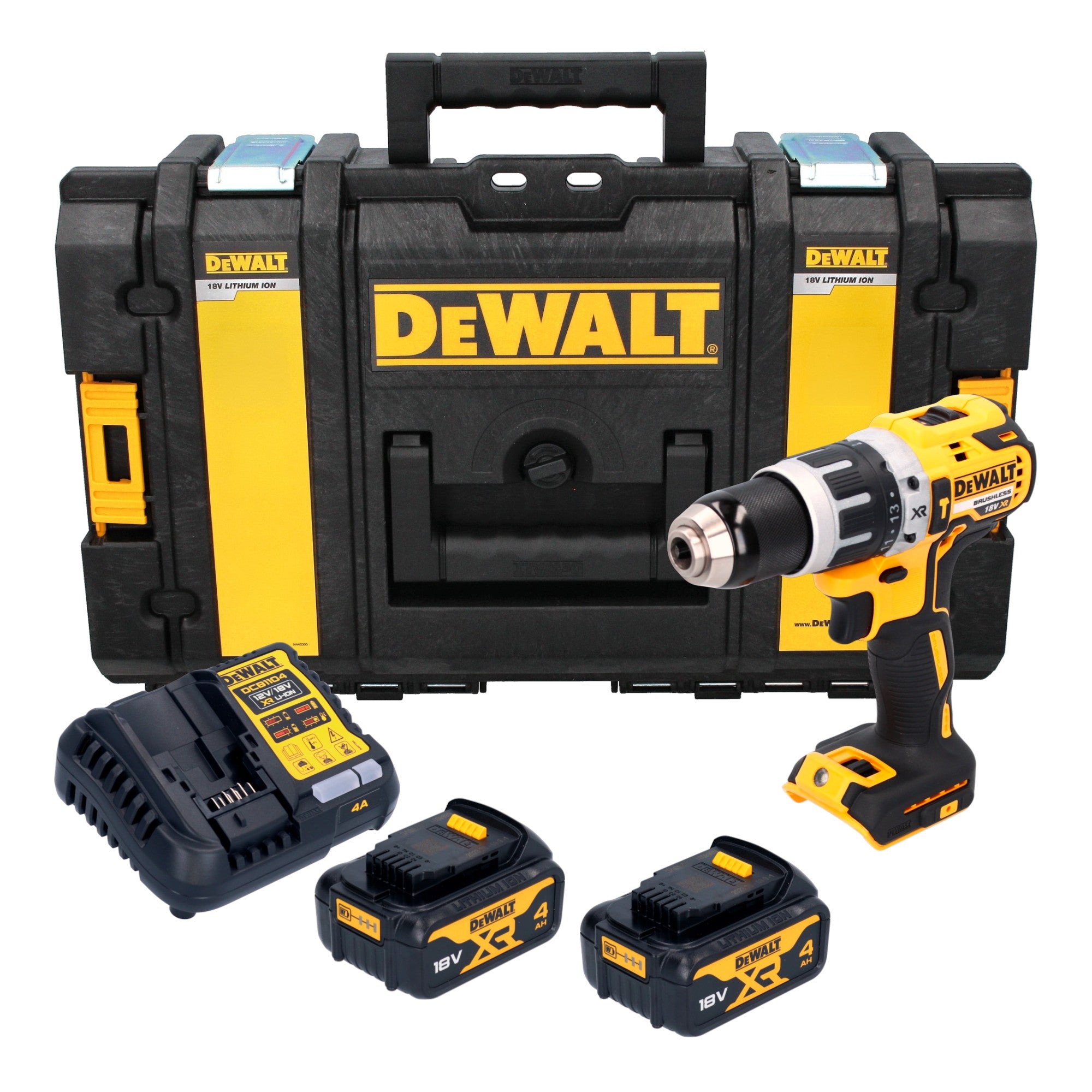 DeWalt DCD 796 M2 Akku Schlagbohrschrauber 18 V 70 Nm Brushless 2x Akku 4 0 Ah Ladegeraet Tough Box 0 - toolbrothers