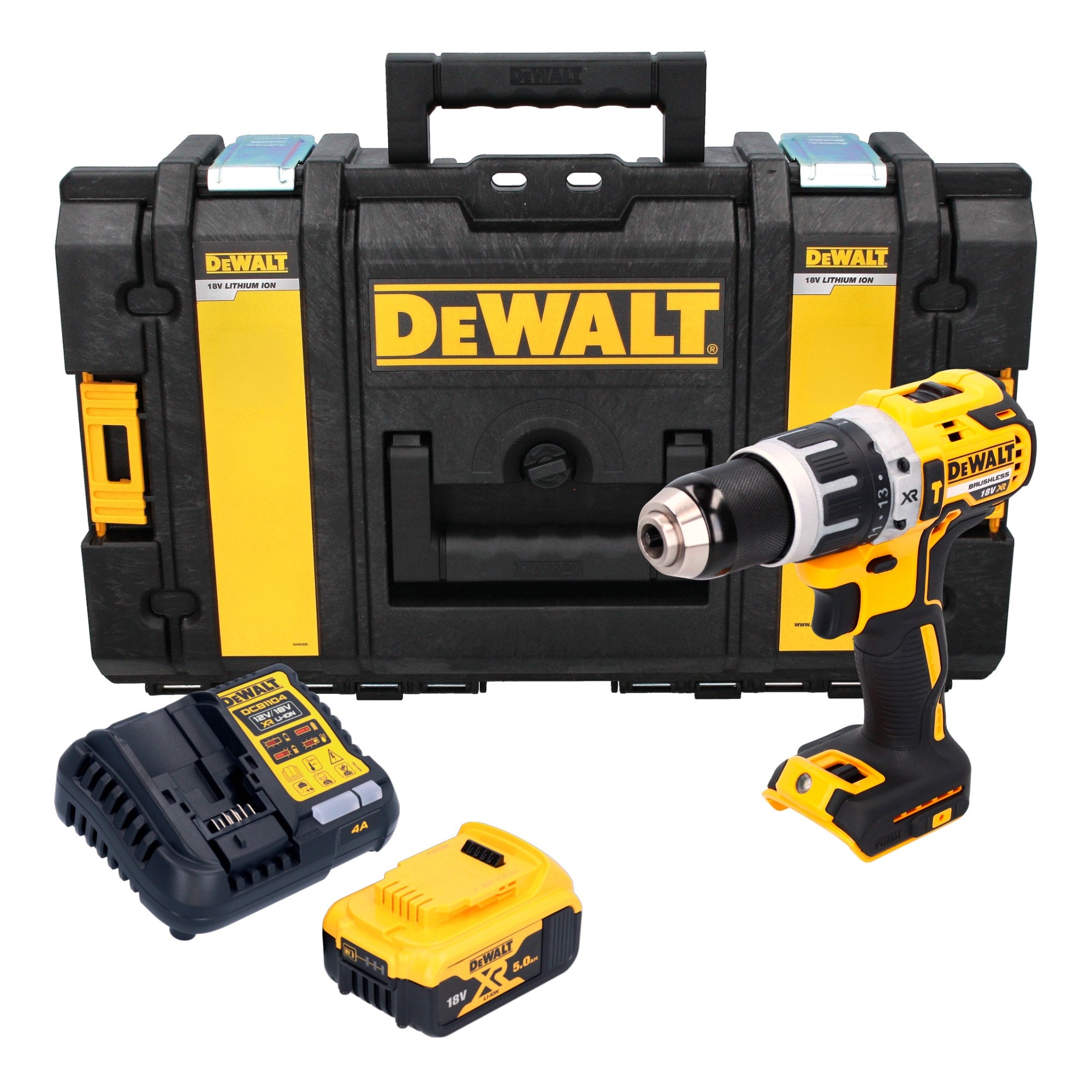DeWalt DCD 796 P1 Akku Schlagbohrschrauber 18 V 70 Nm Brushless 1x Akku 5 0 Ah Ladegeraet Tough Box 0 - toolbrothers