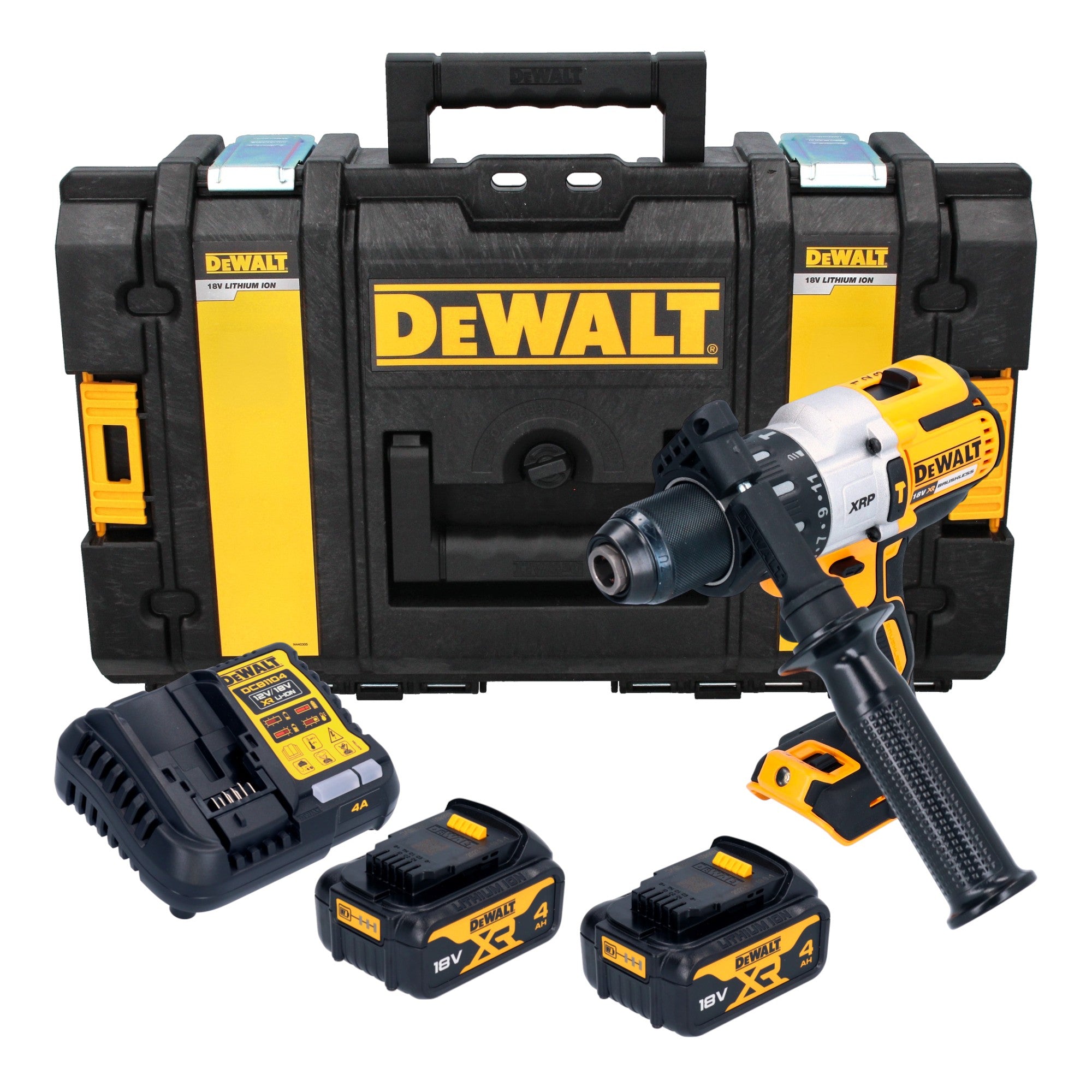 DeWalt DCD 996 M2 Akku Schlagbohrschrauber 18 V 95 Nm Brushless 2x Akku 4 0 Ah Ladegeraet Tough Box 0 - toolbrothers