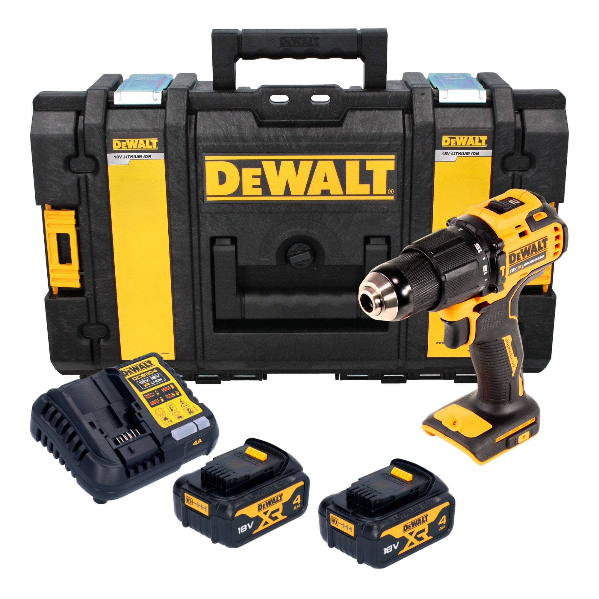 DeWalt DCD 709 M2 Akku Schlagbohrschrauber 18 V 65 Nm 2x Akku 4 0 Ah Ladegeraet Tough Box 0 - toolbrothers