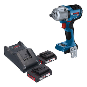 Bosch GDS 18V-450 PC Professional Akku Schlagschrauber 18 V 450 Nm 1/2" Brushless + 2x Akku 2,0 Ah + Ladegerät
