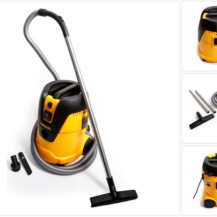 Mirka Industrie-Staubsauger 1025 L PC Nass- und Trockensauger Staubklasse L 230V 25l + 6-tlg. Reinigungs Set - Toolbrothers