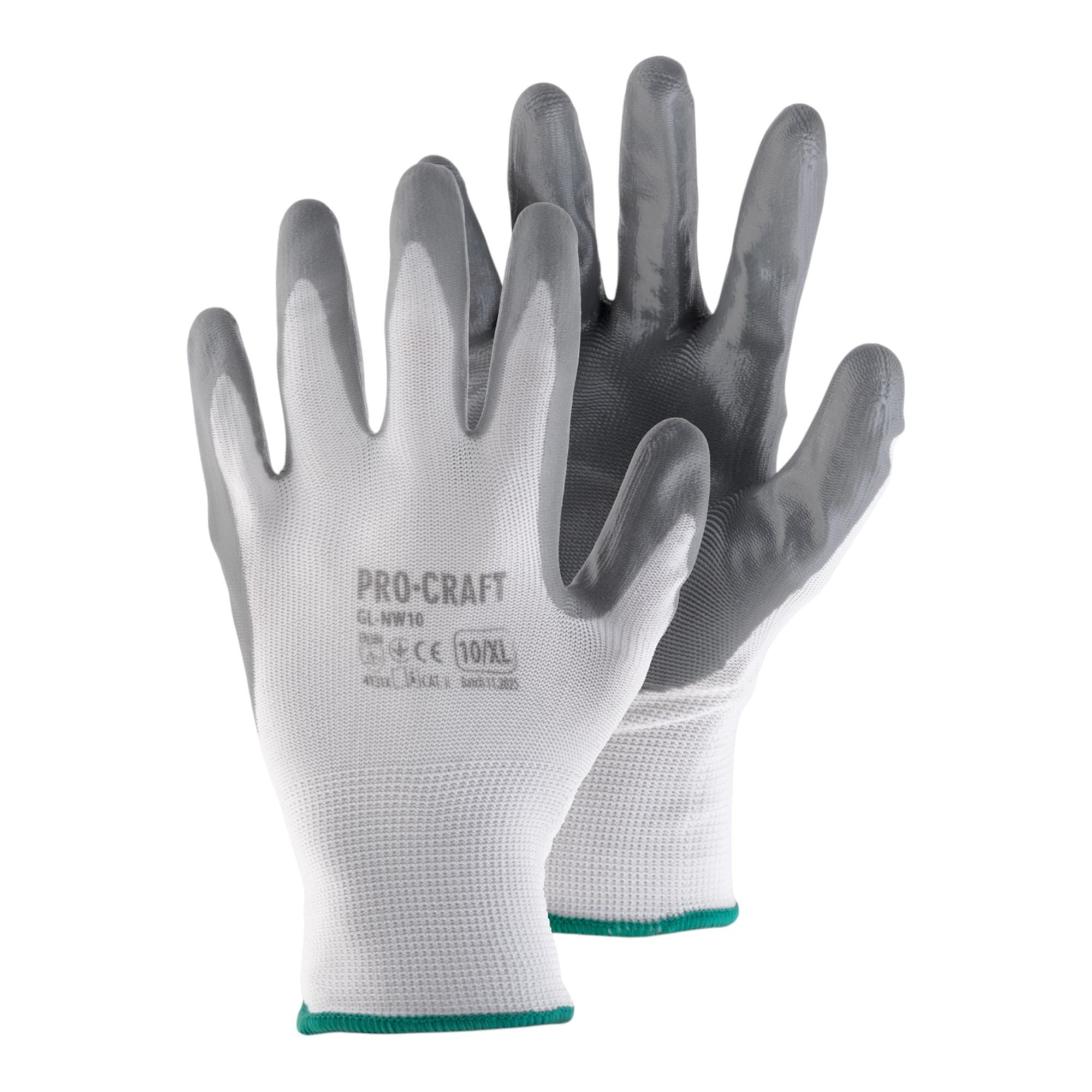 Procraft GL NW9 Arbeitshandschuhe Nitril 1 Paar Groesse L 1 - toolbrothers