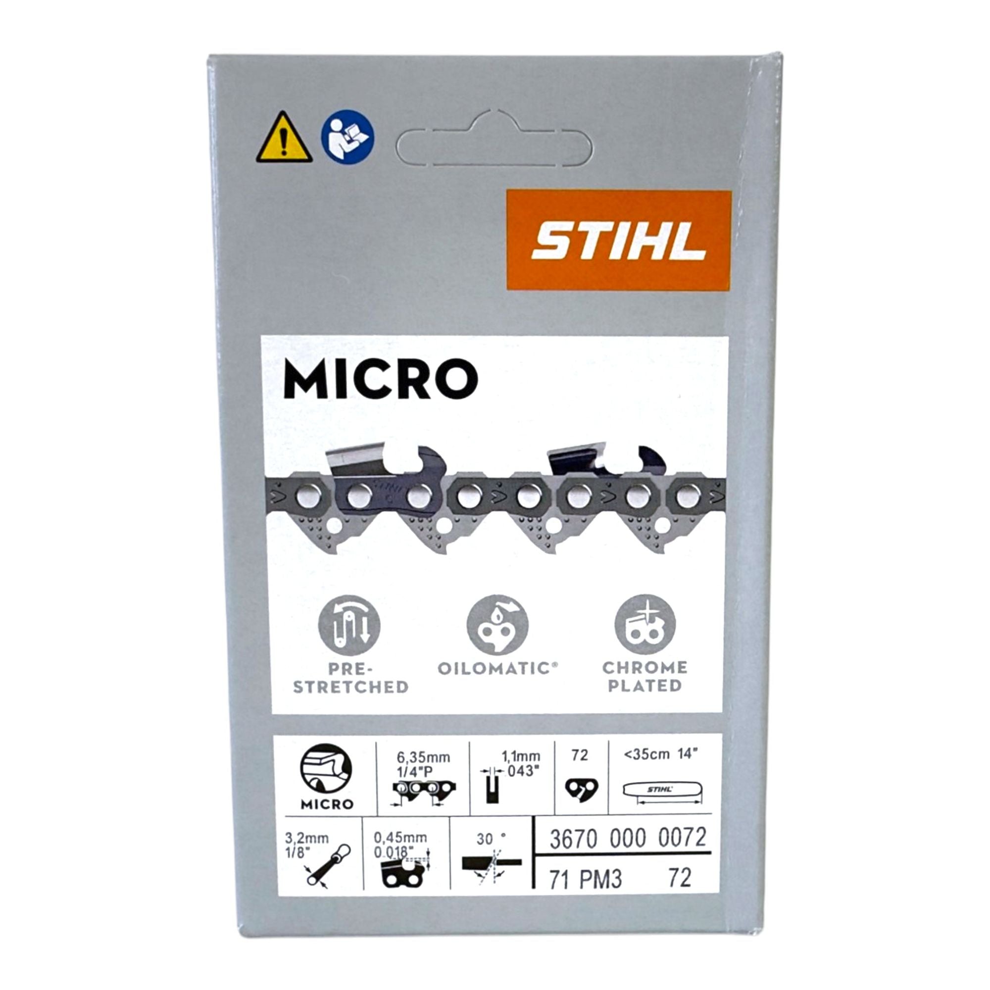 STIHL 1 4 Picco Micro 3 PM3 Saegekette 35 cm 1 4 P 1 1 mm 72 TG 36700000072  0 - toolbrothers
