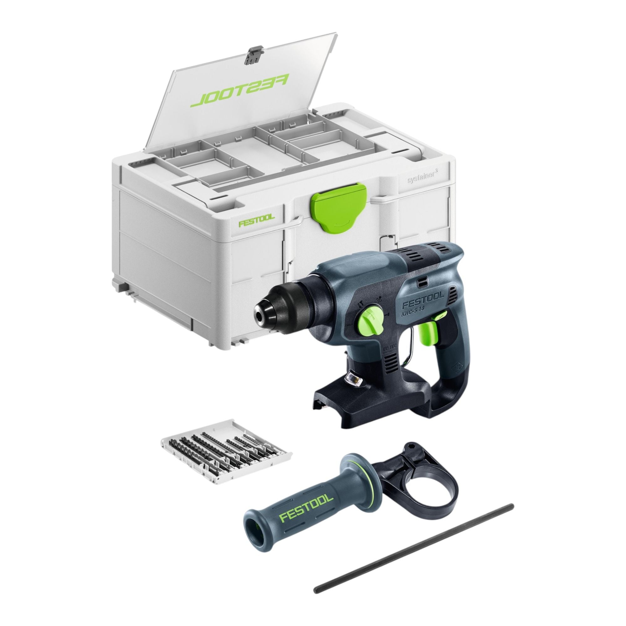 Festool KHC S 18 Basic Set Akku Kombihammer 18 V 1 7 J SDS plus 578748 Systainer ohne Akku ohne Ladegeraet 0 - toolbrothers