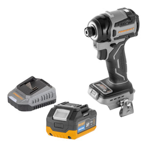 Procraft Industrial ID20Abb Akku Schlagschrauber 20 V 180 Nm 1/4" + 1x Akku 4,0 Ah + Ladegerät