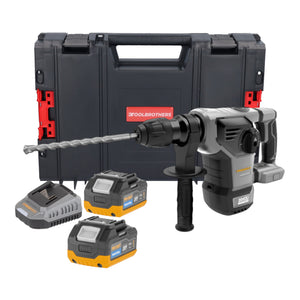 Procraft Industrial HD20B-BB Akku Kombihammer 20 V 5 J SDS plus Brushless + 2x Akku 4,0 Ah + Ladegerät + RHINO Toolcase