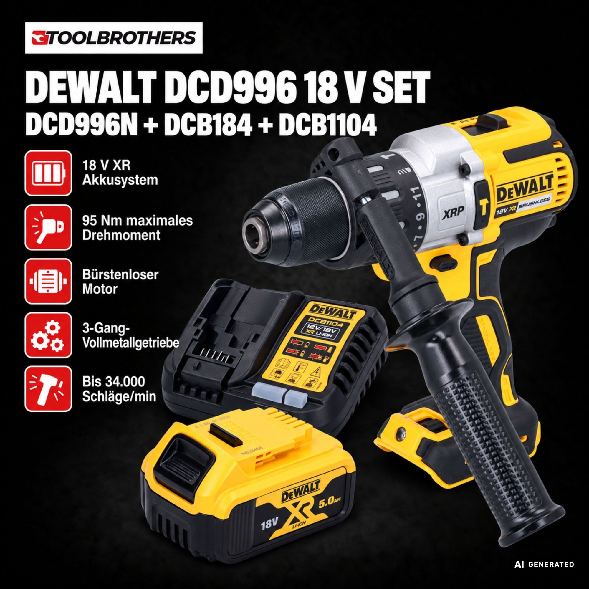 Toolbrothers Powertools Kalender 2026 DeWalt DCD996N Edition Gr M 1 - toolbrothers