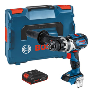 Bosch GSB 18V-110 C Akku Schlagbohrschrauber Professional 18V 110Nm + 1x Akku 2,0 Ah + L-Boxx - ohne Ladegerät