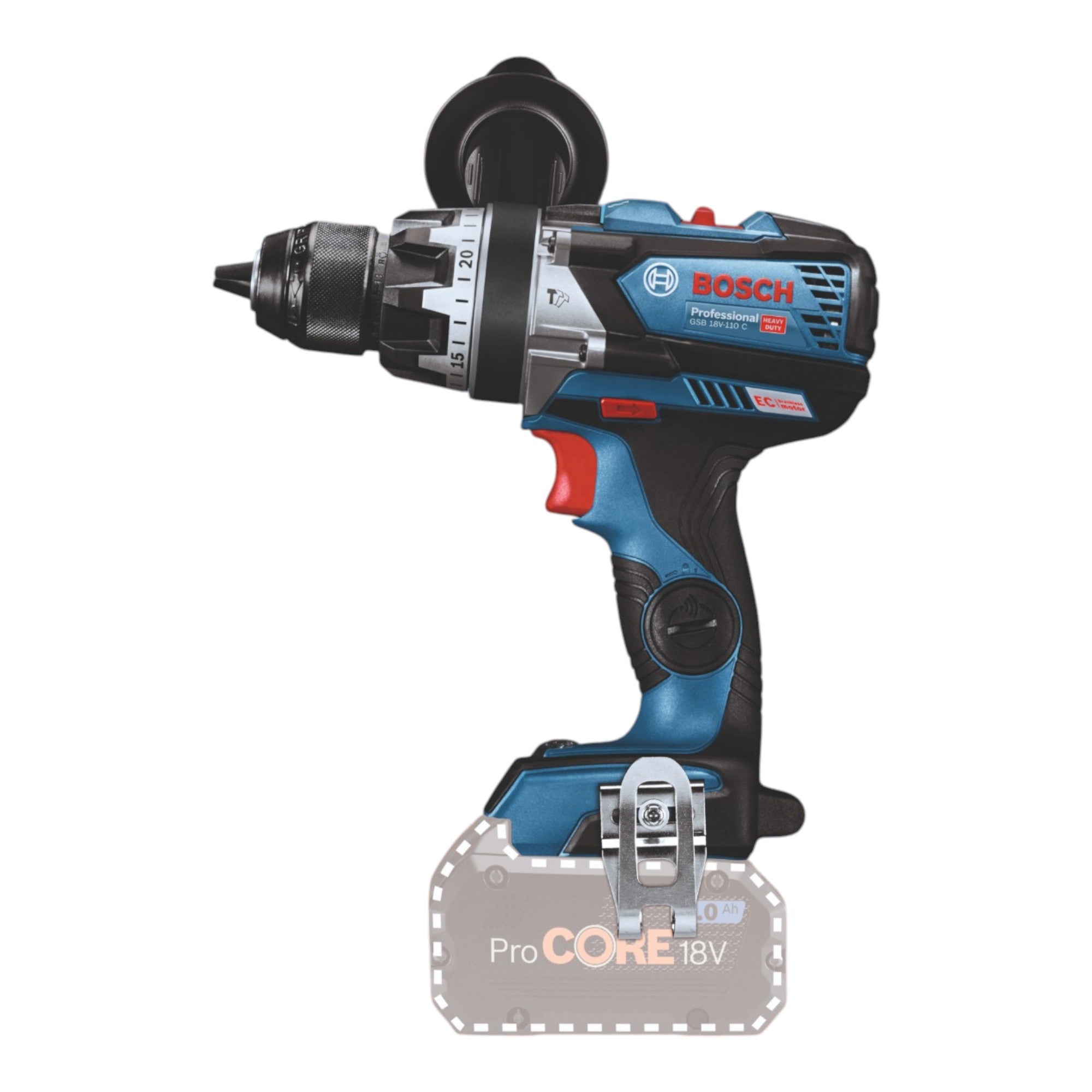 Bosch GSB 18V 110 C Akku Schlagbohrschrauber Professional 18V 110Nm 1x Akku 2 0 Ah L Boxx ohne Ladegeraet 2 - toolbrothers
