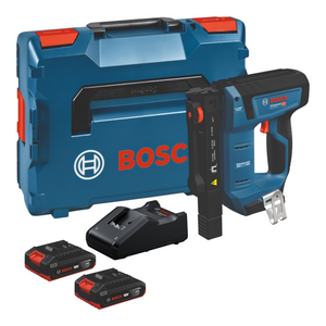 Bosch GTH 18V-14 Akku Holzklammerer 18 V 10,6 x 6 - 14 mm Brushless + 2x Akku 2,0 Ah + Ladegerät + L-Boxx